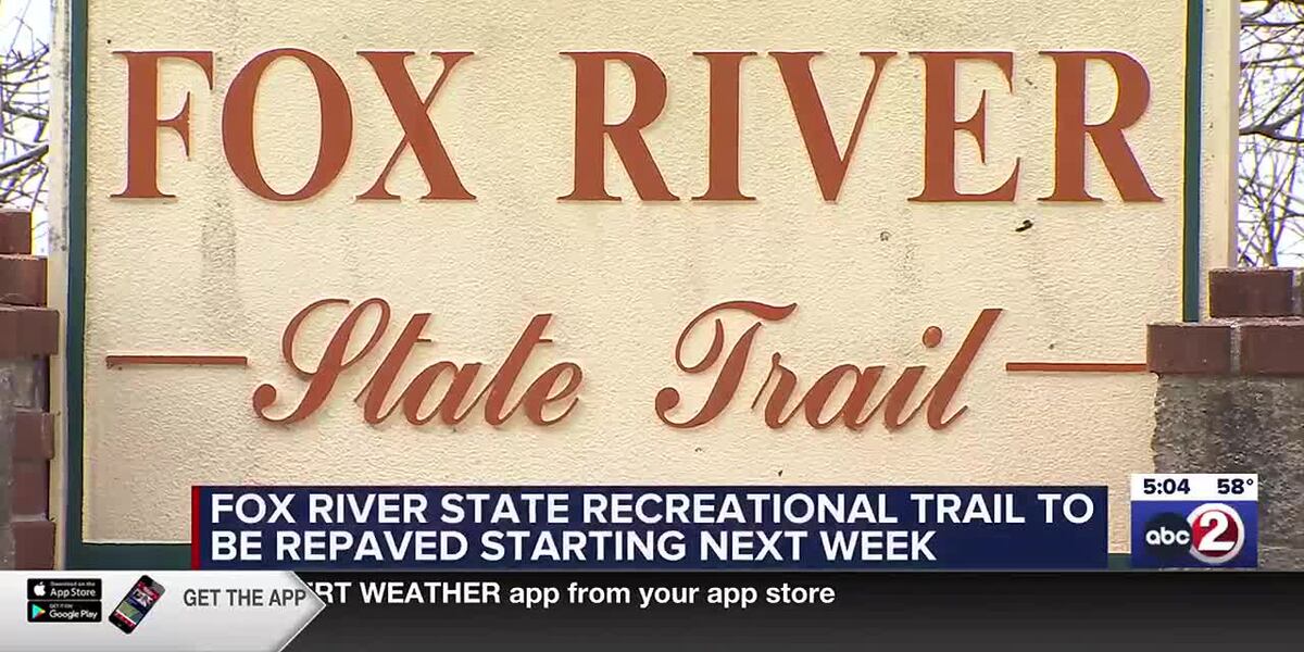 Fox River Trail repaving starts Monday as part of months-long project