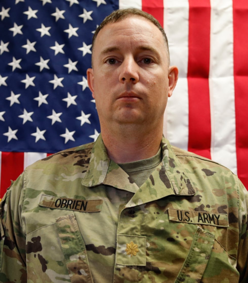 Major Jeffrey O’Brien was promoted to major in August 2024.