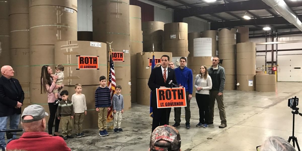 Wisconsin Senator Roger Roth running for lieutenant governor