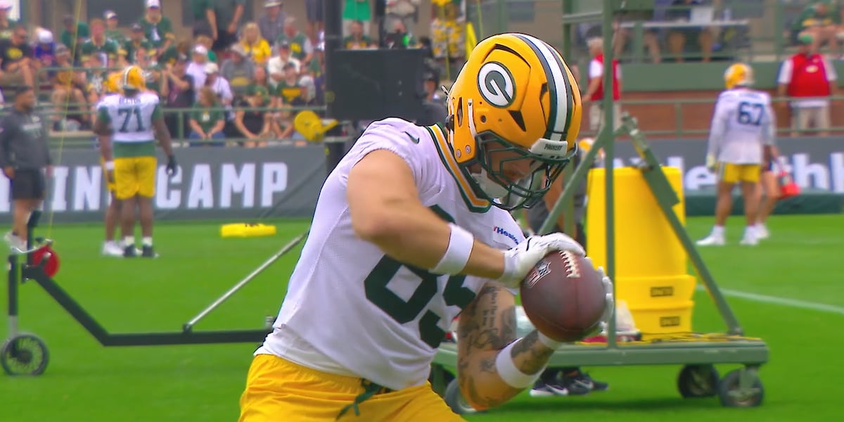 ‘All Gas': Packers TE Tucker Kraft returns to practice