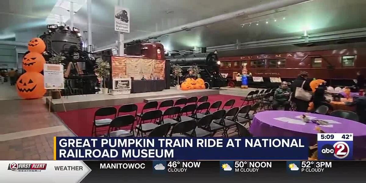 All aboard the Great Pumpkin Train Ride at the National Railroad Museum
