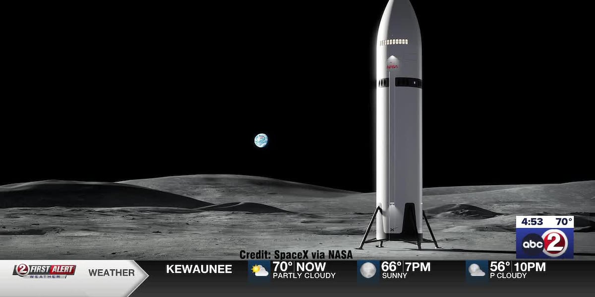 The race to the moon launch