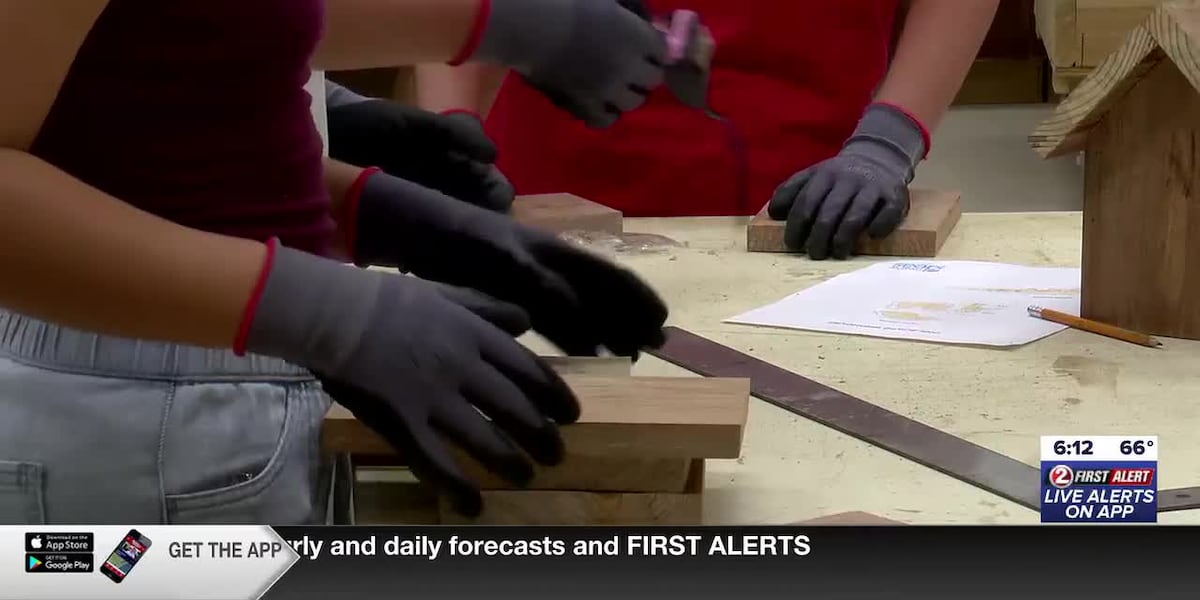 Middle school girls explore career options in the trades at free, hands-on camp