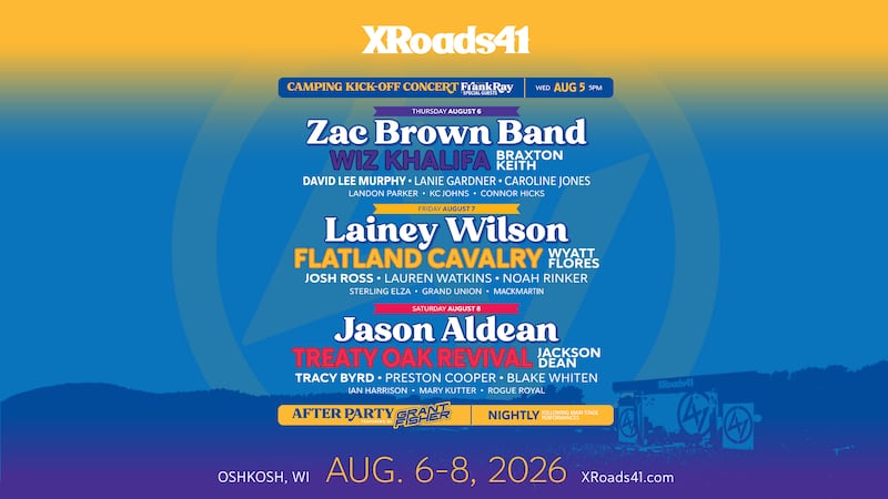 XRoads41 Music Festival set for August in Oshkosh with expanded lineup, new attractions
