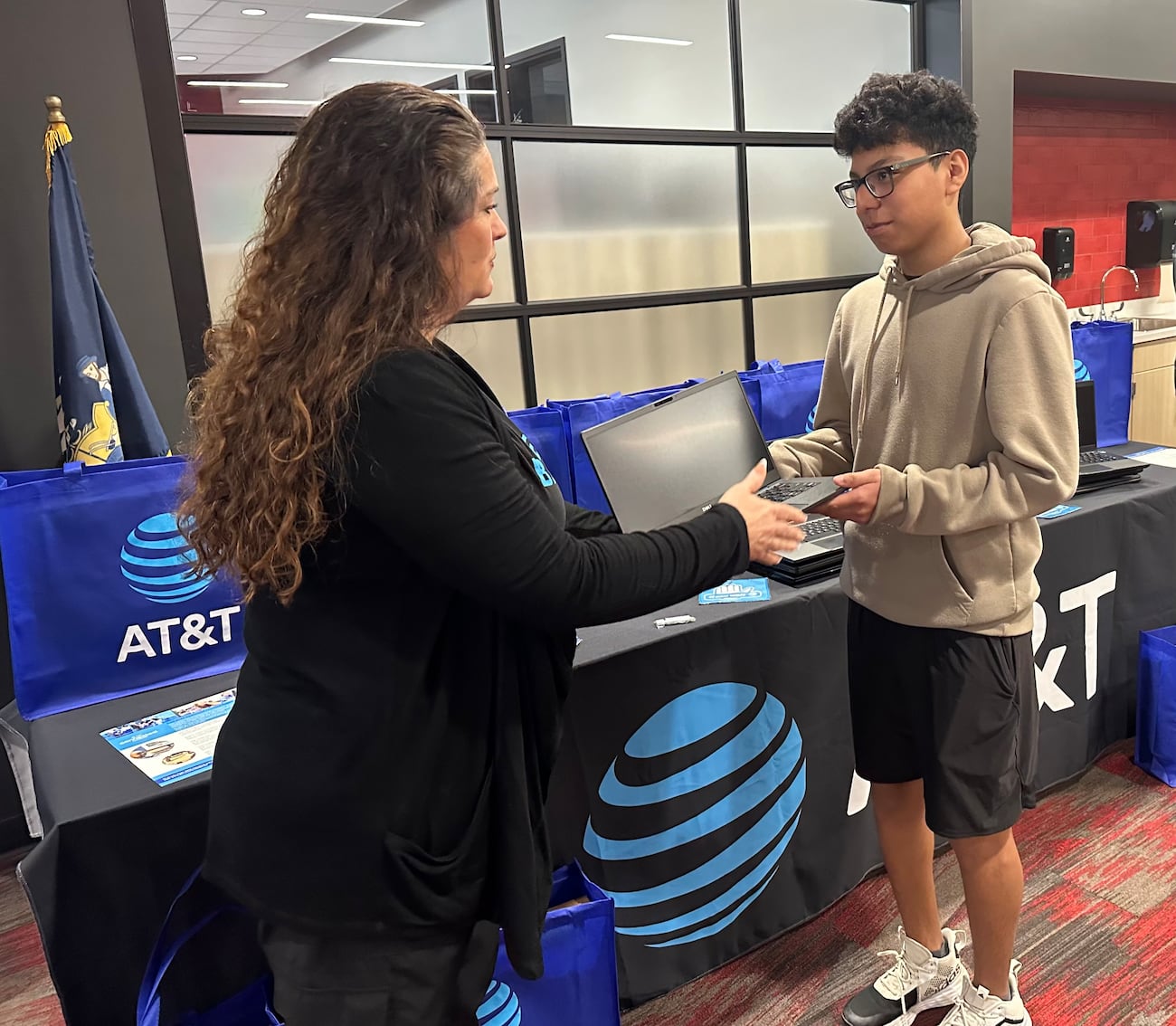AT&T, Compudopt donate 50 laptops to Door County families affected by ...