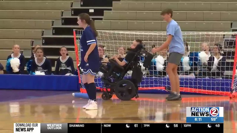 Adapted Sports League players compete at Bay Port High School