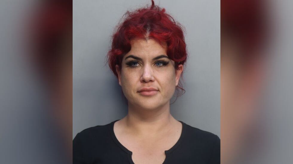 Records show Lourdes Maria Portugues, 34, is charged with two counts of aggravated assault...