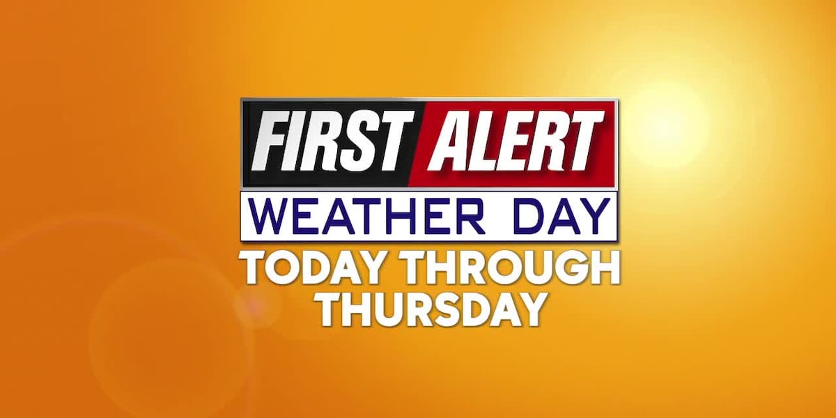 First Alert Weather Day: Hazardous heat wave develops today