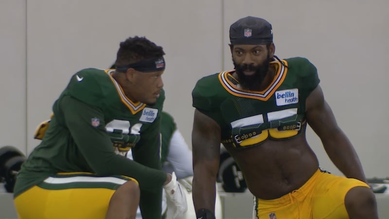 Packers practice on Aug 28, 2020