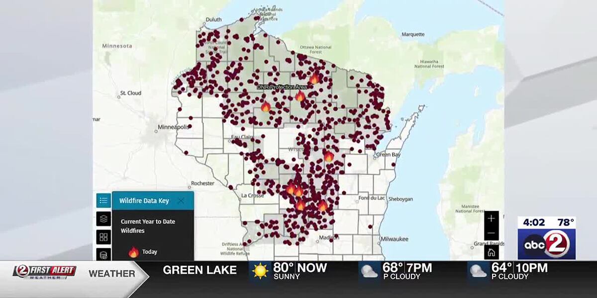 Fire Numbers Wi Weekend fires reminder of high fire danger in Northeast Wisconsin
