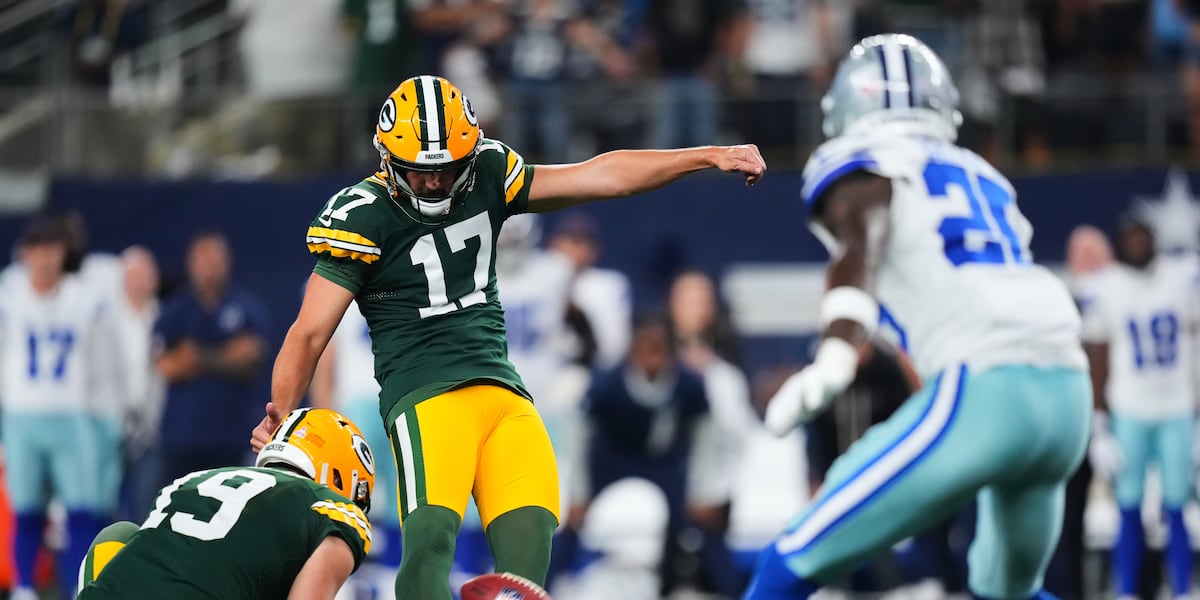 Packers kicker Brandon McManus sidelined against Bengals with quadriceps injury