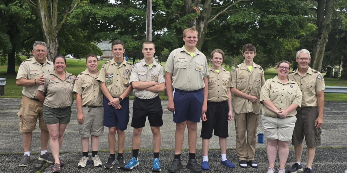 Trip home for a Scouting troop from Plymouth delayed by Hurricane Erin