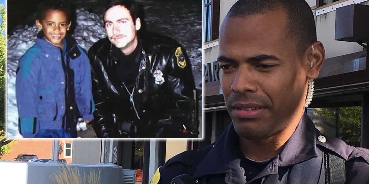 Christopher Caley Green Bay officer's story mirrors that of boy he helped