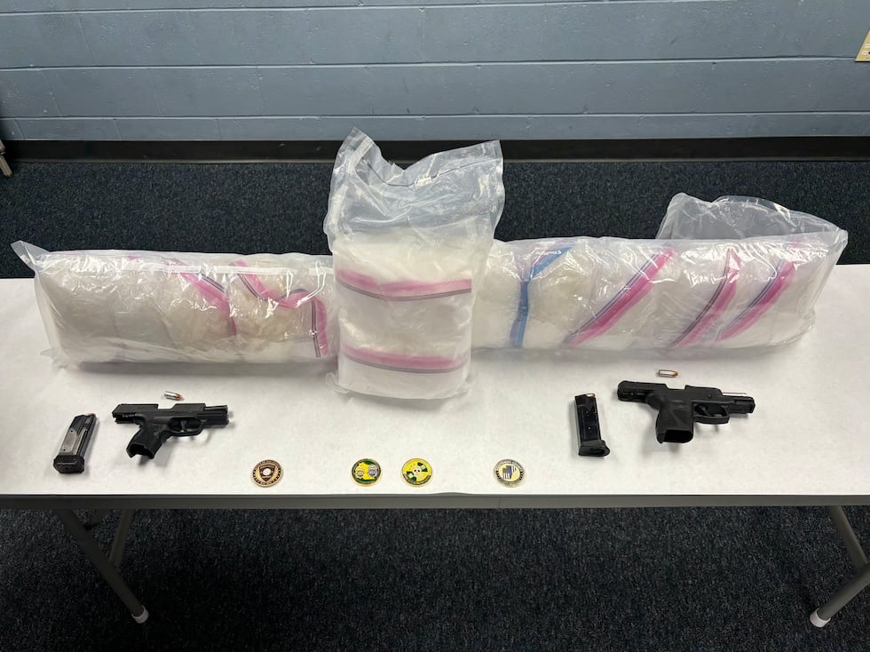 Karron Hamilton of Virginia was arrested on suspicion of meth distribution in the city of...