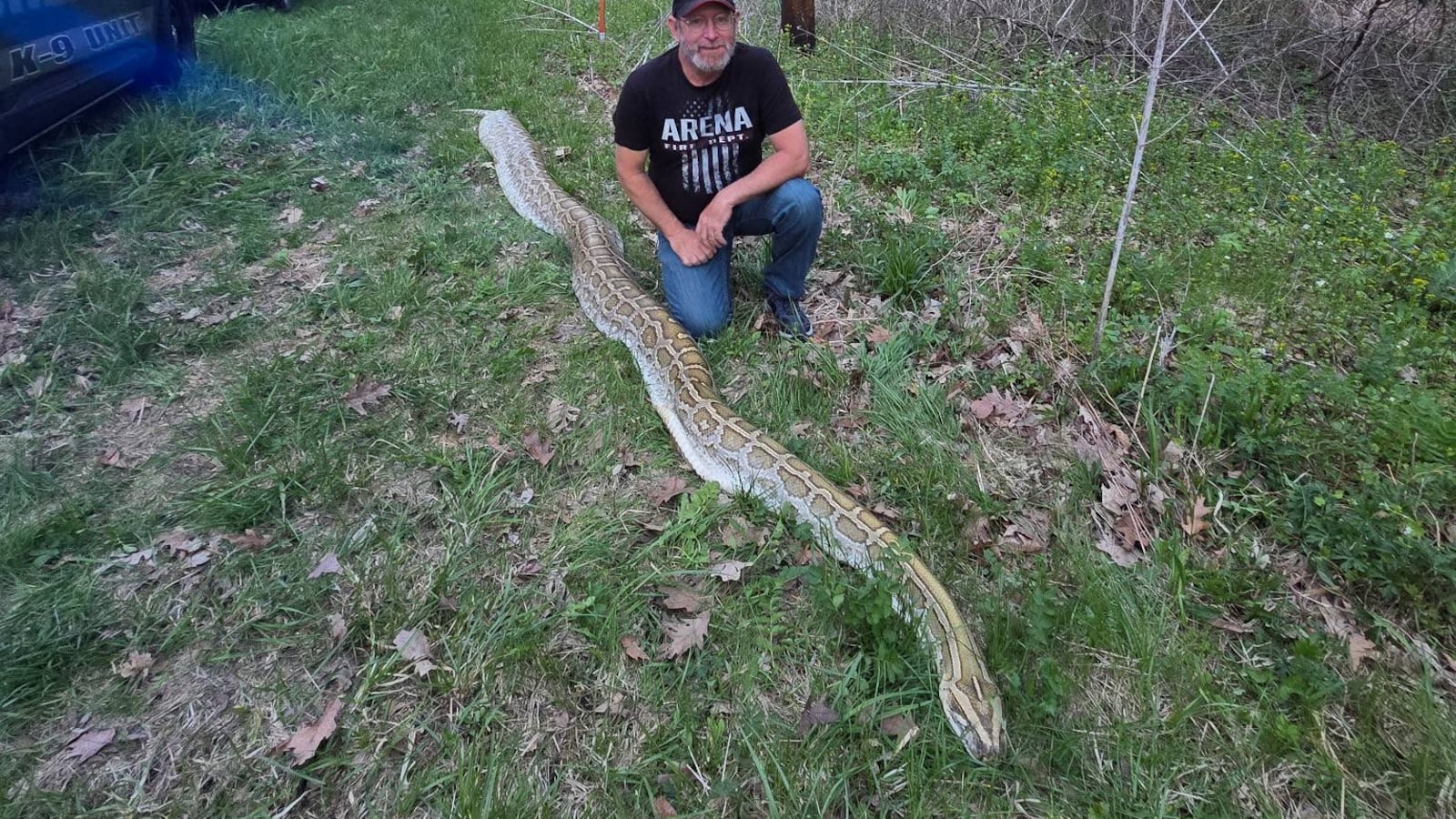 Wisconsin Snake Map Large dead snake found along side of Wisconsin highway