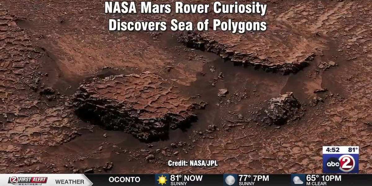 New images from space: new moon crater, an interplanetary eclipse, and a Sea of Polygons on Mars