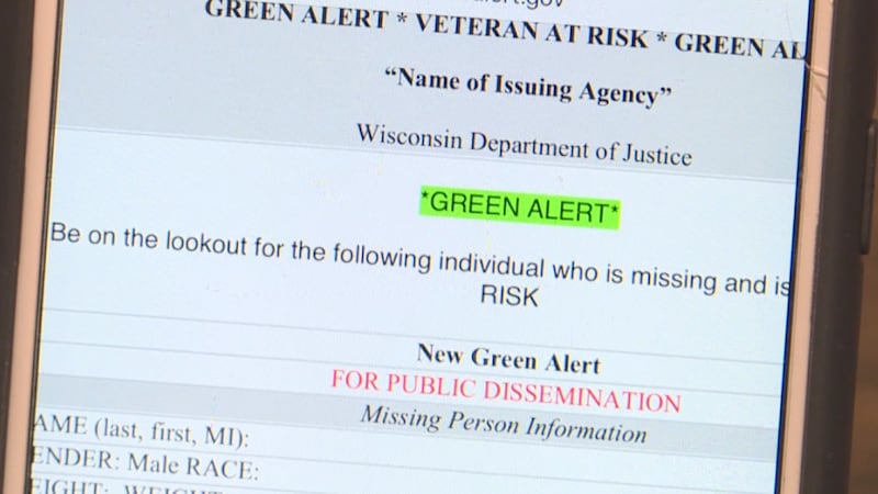 Grey Alert Green Alert canceled; at-risk veteran found safe