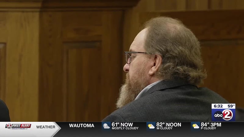 Tony Haase listens during closing arguments at his double-murder trial.