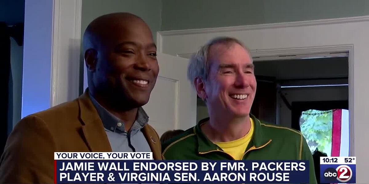Former Packer, Virginia senator Aaron Rouse endorses Jamie Wall in ...