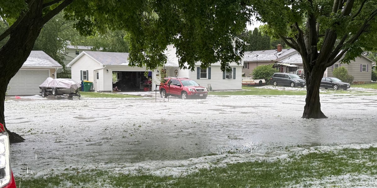 Flooding, hail and downed lines prompt dozens of emergency calls in Green Bay