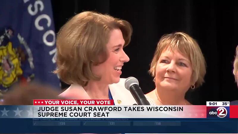 The Democratic-backed candidate for Wisconsin Supreme Court defeated a challenger endorsed by...