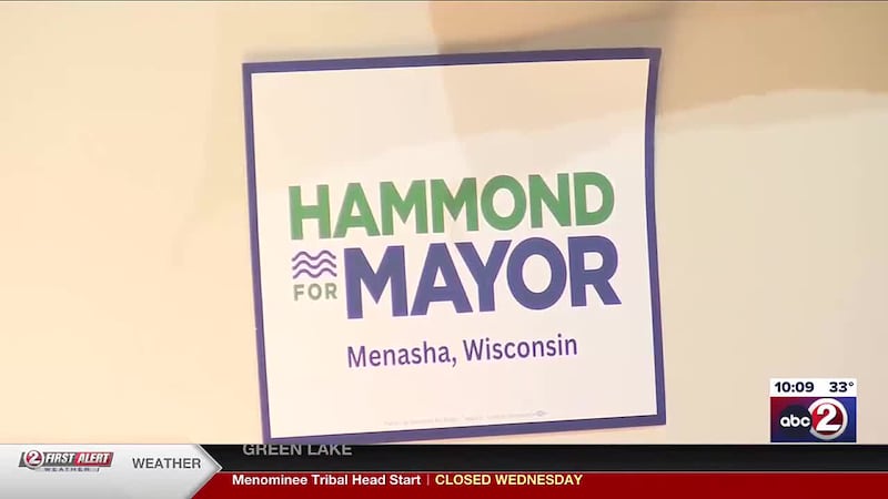 Austin Hammond wins Menasha mayor race