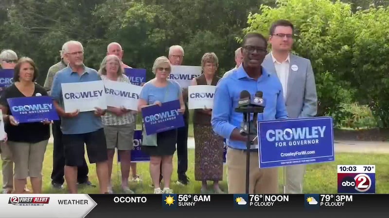 Milwaukee County Executive David Crowley officially relaunched his campaign for governor...