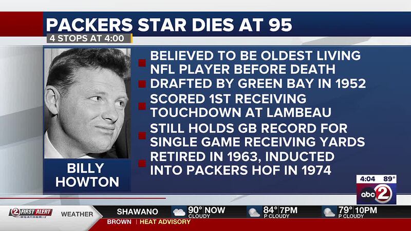 Billy Howton was a former Green Bay Packers star regarded as one of the most productive wide...