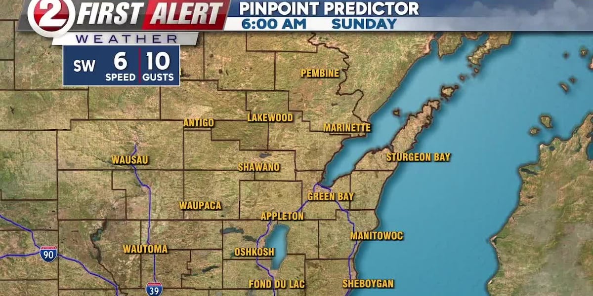 More rain tomorrow in the Fox Valley, milder air on the horizon