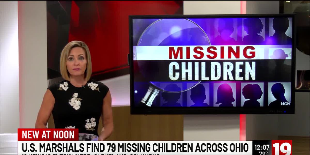 US Marshals find 79 missing children in Ohio in historic operation