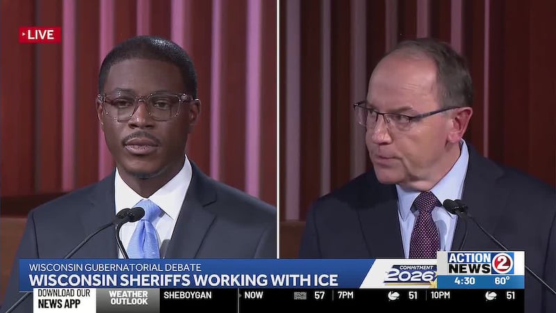 WISN 12 News hosted on Wednesday the only debate between Democratic candidate David Crowley...