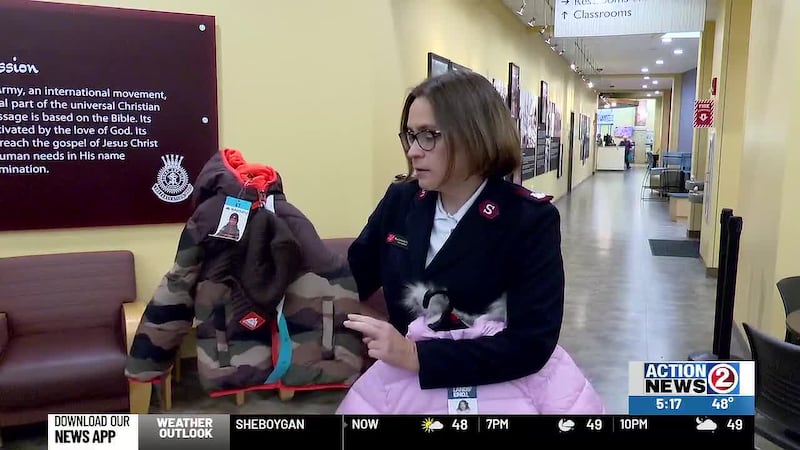 Salvation Army says registrations have grown and certain coat sizes remain in short supply