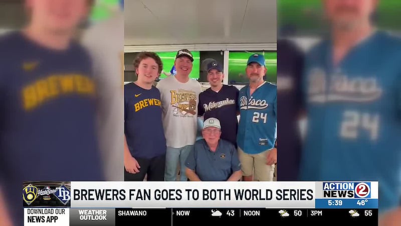 We met a fan from Northeast Wisconsin who also attended the 1982 World Series